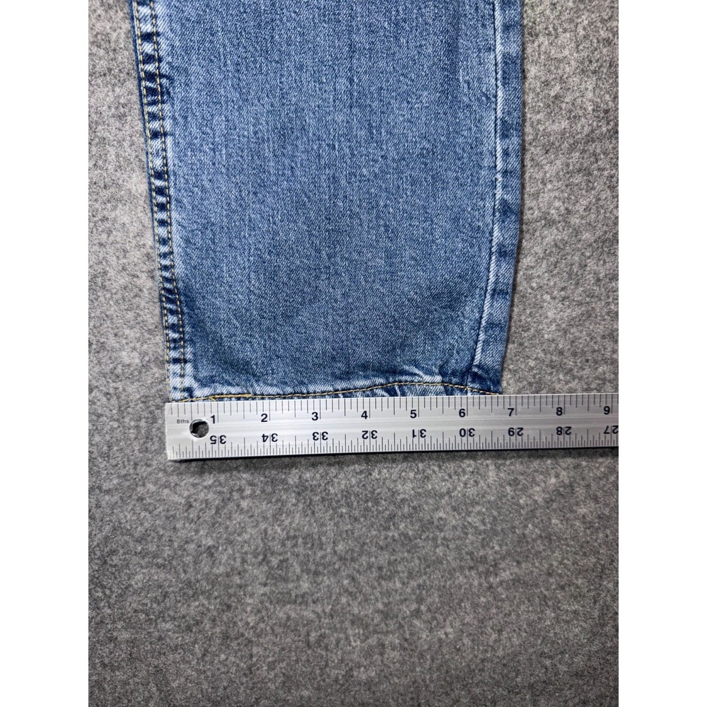 Levis 511 Jeans Mens 32x30 Slim Fit Blue Medium Wash Denim Distressed Streetwear - Picture 6 of 12